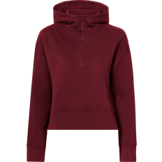 Kort Sweatere Casall Oversized Zip Hoodie Evening Red