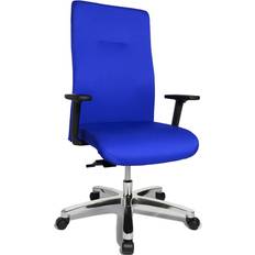 Bürodrehstuhl Med Punktsynchrontech Blau 440-520mm Trgf.150kg