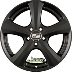 16" Car Rims MSW w19215001t53 19 schwarz matt 6.5x16 et51 - lk5/120 ml65.06 felgen