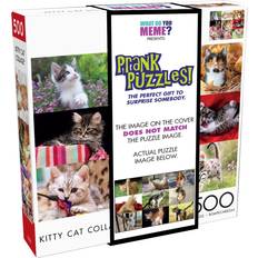 Jigsaw Puzzles Buffalo Games What Do You Meme Prank Puzzles Kitty Cat Collage 500 Piece Jigsaw Puzzle Warning: This is a Prank Puzzle