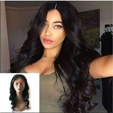 Enoya Hair 360 Silk Top Lace Loose Wave Human Hair Wigs-Glueless 180% Density Brazilian Virgin