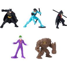 DC Comics Toys DC Comics Batman 2" Action Figure, Pack of 5 Multicolor Multicolor