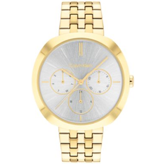 Calvin Klein Wrist Watches Calvin Klein Multifunction Gold-Tone Bracelet 38mm Gold Gold