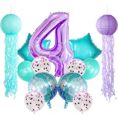 Adlkgg birthday decorations mermaid theme party under the sea party supplies