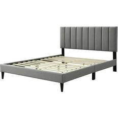 Bed Frames Bernards Millie Upholstered Queen Bed In A Box