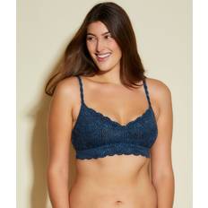 Zebra Bras Cosabella Never Say Never Printed Lace Bralette - Blue