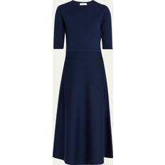 Dresses Gabriela Hearst Seymore Cashmere Blend Midi Dress DARK NAVY