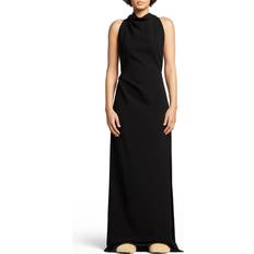 Evening Gowns - Viscose Dresses Proenza Schouler Halter-Neck Matte Crepe Backless Gown - Black
