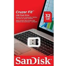 USB Flash Drives SanDisk SanDisk 32GB Cruzer Fit USB 2.0 SD CZ33 32G SDCZ33 USB FLASH DRIVE SDCZ33-032G