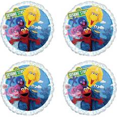 Balloons Sesame Street Kids Party Balloons Set Of 4 Seasame Street Birthday Theme Balloon Decorations Featuring Elmo Big Bird Abby Cadabby Grover And Cookie Monster