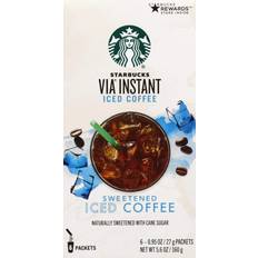 Starbucks Instant Coffee Starbucks VIA Instant Coffee Medium Roast Packets Iced