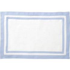 OEKO-TEX Place Mats Matouk Couture Rectangle Place Mat Blue (50.8x35.6)