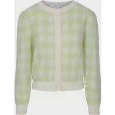 Hvite Cardigans Untold Stories Jacquard Cardigan Lime Cream