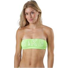 XL Tops de bikini Nike Bandeau Bikini Top Green Female