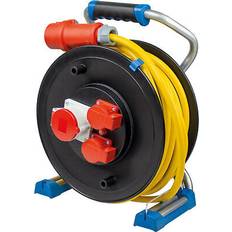 as - Schwabe 22166 Kabeltrommel 20.00 m Gelb CEE-Stecker 16 5polig