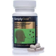 Simply Supplements Garlic Tablets ImmunoBoost with Vitamin C Zinc for Immune Support 60 pcs