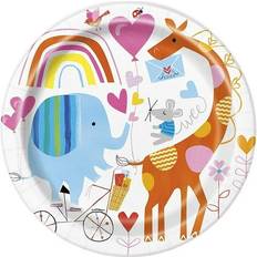 Party Supplies Unique Party Zoo Baby Shower Plates Pack of 8