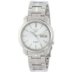 Seiko Unisex Orologi da polso Seiko da uomo 5 automatico 21 gioielli SNKK65 SNKK65K1 SNKK65K Grigio