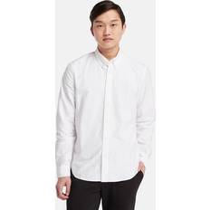 Timberland Skjortor Timberland Long Sleeved Oxford Shirt - White