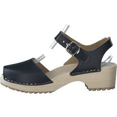 Moheda Elsa Blue Zapatos Tacones Bajos - Beige/Azul