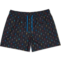 Happy Socks Badetøj Happy Socks Palm Beach Swim Shorts - Black