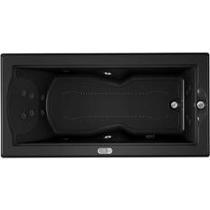 Black Whirlpool Bathtubs Jacuzzi FUZ7236 CRL 5IH Drop In Luxury Salon Spa