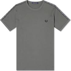 Fred Perry Contrast Tape Ringer Shirt - Grijs