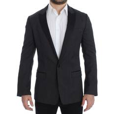 Man - One Size Blazers Dolce & Gabbana Black wool slim MARTINI blazer IT44