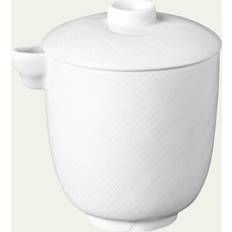 Porcelana Jarras de crema L'Objet Han White Creamer with Lid Jarra de crema