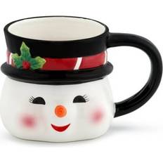 Kitchen Accessories Mr. Christmas Nostalgic Ceramic Snowman Black/Brown/Red