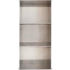 Aluminio Mesas Auxiliares Frama Rivet Sideboard Aluminium 98.3 x 33.8 x 48.1 cm Mesa Auxiliar