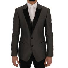 Multifargete Dressjakker Dolce & Gabbana Multicolor Two Button Single Breasted Blazer IT48