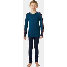 S Superundertøy Helly Hansen Junior Lifa Merino Mellomvekt Basislag Set Blå 164/14