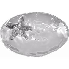 Aluminum Serving Dishes Mariposa Seaside Starfish Small Oval Serving Dish