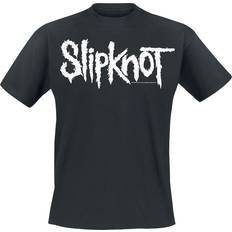 Slipknot T-shirt White Logo för Herr svart