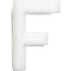 Habo Bokstav F 1002 Vit, 10st, 22830