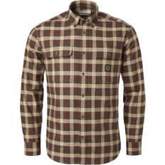 Chevalier Hunting Clothing Chevalier Heron Flannel Holly Hemd - Green Checked