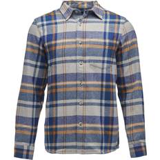 Black Diamond Mies Paidat Black Diamond Project Flannel Shirt - Pewter/Indigo Plaid