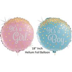 Betallic Baby shower it's a boy girl bunting banner balloons party garland christening