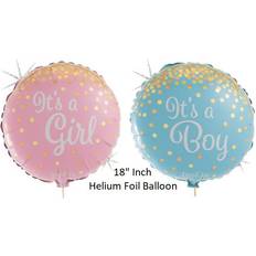 Folieballon It's a Girl 45 cm Holografisk Glitter