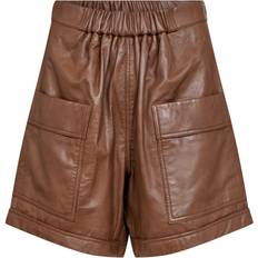 Gossia ThillaGO Leather Shorts COGNAC