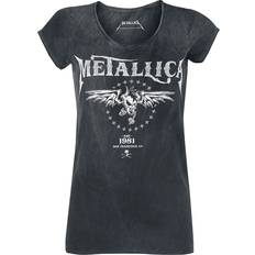 Metallica T-shirt Biker för Dam svart/grå