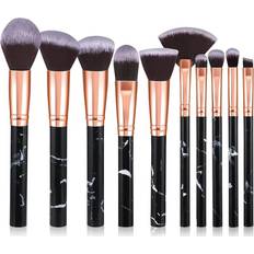 Cosmetics Makeup brushes 10pcs marble brush set foundation powder blush a