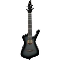 Gris Ukeleles Ibanez UICT10-MGS Metallic Gray Sunburst Ukelele tenor