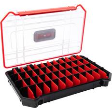 Lure Boxes Googan Baits Bass Mafia Bait Coffin 2.0 Utility Box 11'' x 7-1/4'' x 1-1/2'' Black/Red