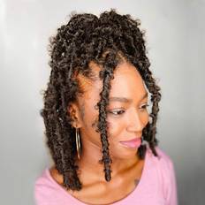 Niseyo Pre Looped Butterfly Locs Crochet Hair 12 inch 6-pack #4