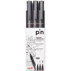 Uni pin Uni Pin Fineliner Black 3pcs