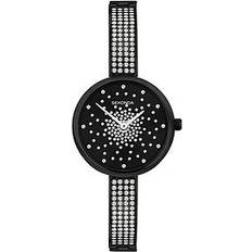 Sekonda Celeste Starlet Ladies Black Alloy Case & Bracelet with Black 40632