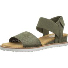 Skechers Sandali Skechers 31440 desert kiss womens smart memory foam walking wedge sandals green