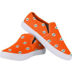 Sneakers Foco Miami Dolphins Womens Repeat Slip On Canvas Shoe